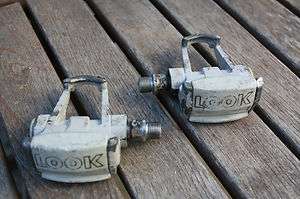 Look Road Bike Vintage Pedals 9/16 Used  