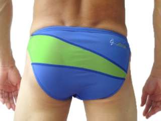 Stride Mens Bikini Swimsuit 1Sides Blue/Green 42  