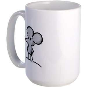  Angry Rat Funny Large Mug by 