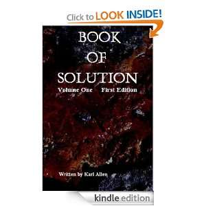 Book of Solution: Karl Allen, Nathan Allen:  Kindle Store