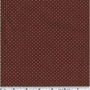  45 Wide Close To My Heart Tiny Dots Brown Fabric By The 