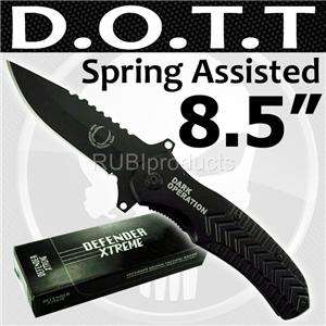   OPERATIONS Spring Assisted Knife Tactical Pocket Knives Stainless PK81