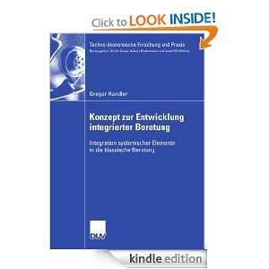   Beratung (Techno ökonomische Forschung und Praxis) (German Edition