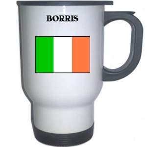  Ireland   BORRIS White Stainless Steel Mug Everything 