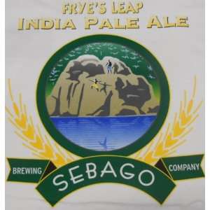  Sebago Brewing Company Fryes Leap IPA White T Shirt 