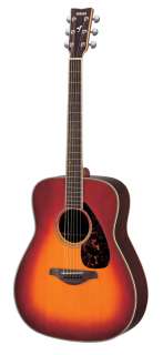 Yamaha FG730S Acoustic Guitar, Vintage Cherry Sunburst  