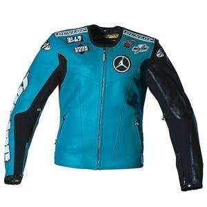   Womens 2K7 Team Replica Leather Jacket   X Small/Blue: Automotive