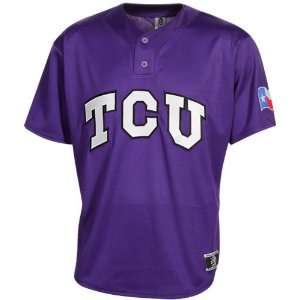   Horned Frogs (TCU) Youth Replica Baseball Jersey   Purple: Sports