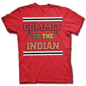 CHICAGO BLACKHAWKS COMMIT TO THE INDIAN TEE SHIRT  