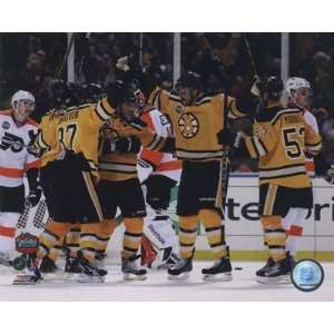  Johnny Boychuk, Mark Recchi, David Krejci,Patrice Bergeron 