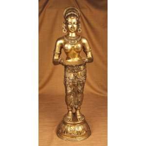 Miami Mumbai Deep Laxmi Brass StatueBR110