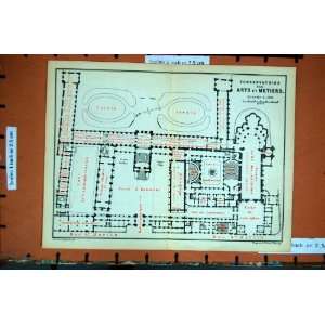   : MAP 1888 FRANCE PLAN CONSERVATOIRE DES ARTS METIERS: Home & Kitchen