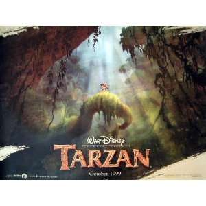   TARZAN   original advance style british movie poster 