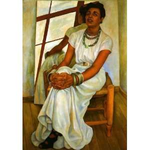   Diego Rivera   24 x 34 inches   Portrait of Lupe Marin: Home & Kitchen