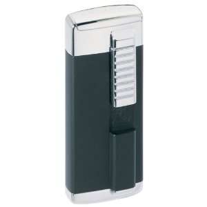   NEW Black Matte/Polished Silver Butane Torch Lighter (QTR998001