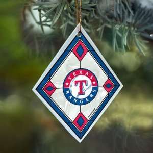  New York Rangers   Art Glass Ornament: Sports & Outdoors
