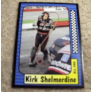   1991 Maxx Kirk Shelmerdine # 205 Nascar Racing Card