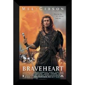  Braveheart 27x40 FRAMED Movie Poster   Style A   1995 