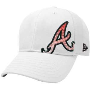  New Era Atlanta Braves White Dot Shimmer Flex Fit Hat 