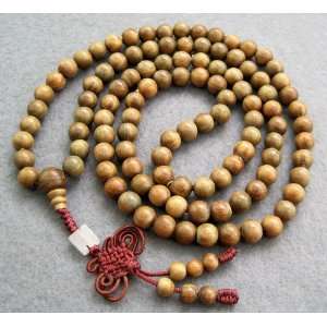   108 Green Sandalwood Beads Prayer Mala Necklace: Everything Else