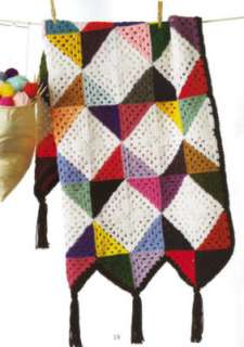 Great Grannies Crochet Afghans Patterns Scrap Squares Book Motif 