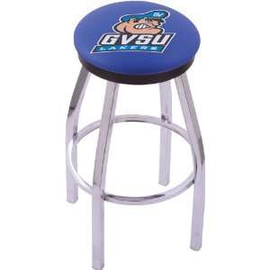 Grand Valley State University Steel Stool with Flat Ring Logo Seat and 