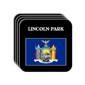  US State Flag   LINCOLN PARK, New York (NY) Set of 4 Mini 