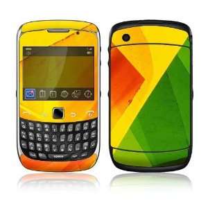    BlackBerry Curve 3G 9300 Decal Skin   Colored Leaf 