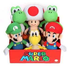  Nintendo 6 Plush MarioBrothers Assortment   Wave 2 Toys 