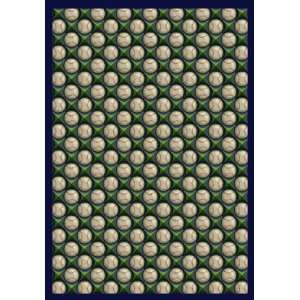   Loaded Spring Training Rectangle 3.90 x 5.40 Area Rug: Home & Kitchen