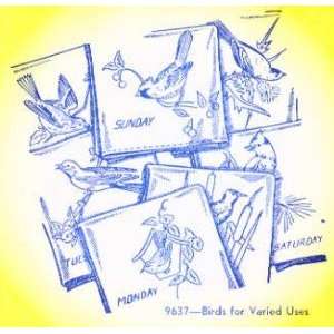  8018 PT R Birds for Varied Uses by Aunt Marthas 9637 