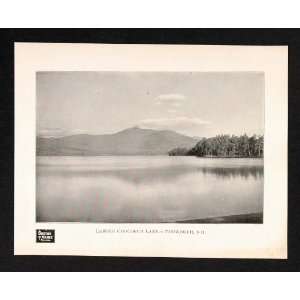   Chocorua Lake Tamworth NH   Original Halftone Print: Home & Kitchen