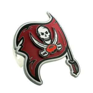  Tamps Bay Buccaneers Pewter Logo Trailer Hitch Cover 
