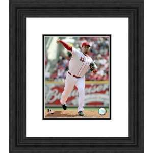 Framed Aaron Harang Cincinnati Red Photograph  Kitchen 