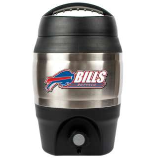 Buffalo Bills Stainless Steel 1 Gallon Tailgate Jug Keg  