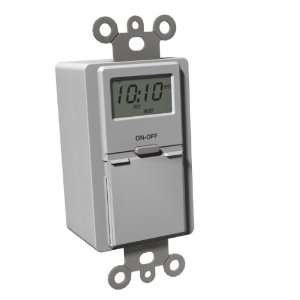   : Stanley 30419 In Wall 7 Day Digital Timer, White: Home Improvement