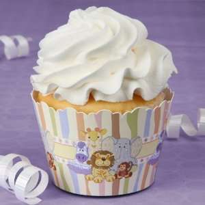  Zoo Crew   Baby Shower Cupcake Wrappers: Toys & Games