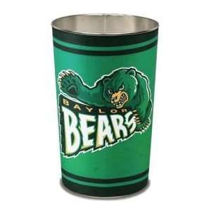 Baylor Bears ( University Of ) NCAA 15 Inches Metal Trash Can/Waste 