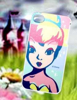   Colorful Tinker Bell Peter Pan Hard Back Cover Case for iPhone 4 4G 4S