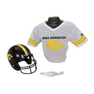  Iowa Hawkeyes Football Helmet & Jersey Top Set: Sports 