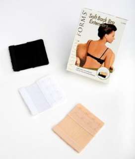  Fashion Forms 4 Hook Soft Back Bra Extenders 6 Pack 