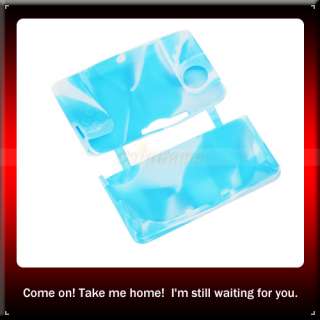 New Blue White Soft Silicone Skin Cover Case for Nintendo N3DS 3DS US 