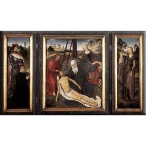   Reins 30x18 Streched Canvas Art by Memling, Hans