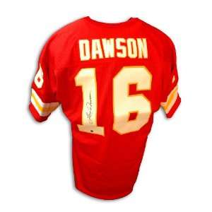  Len Dawson Jersey   Throwback Red: Sports & Outdoors