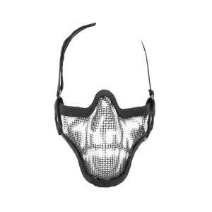   SHADOW Tactical Steel Mesh Lower Face Mask   Ghost