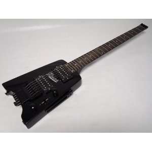  Electric Guitar W Leg Rest, Headless, Black: Musical 