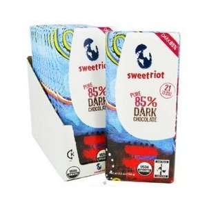  Sweetriot 85% Dark Chocolate Bar (12 x 3.5 Oz) Everything 