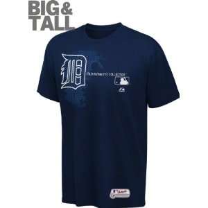   Tigers Big & Tall Majestic Navy Change T Shirt: Sports & Outdoors