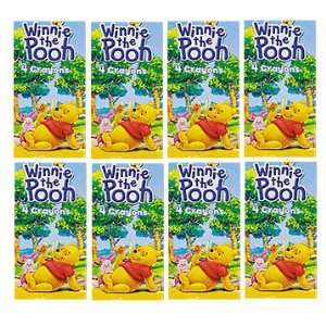    12pack Winnie the Pooh Bulk Party Favor Crayons: Toys & Games