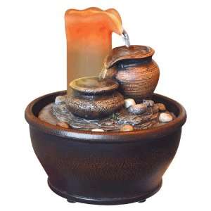  Illuminated Candle and Urn Fountain: Home & Kitchen